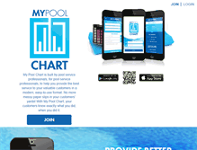 Tablet Screenshot of mypoolchart.com
